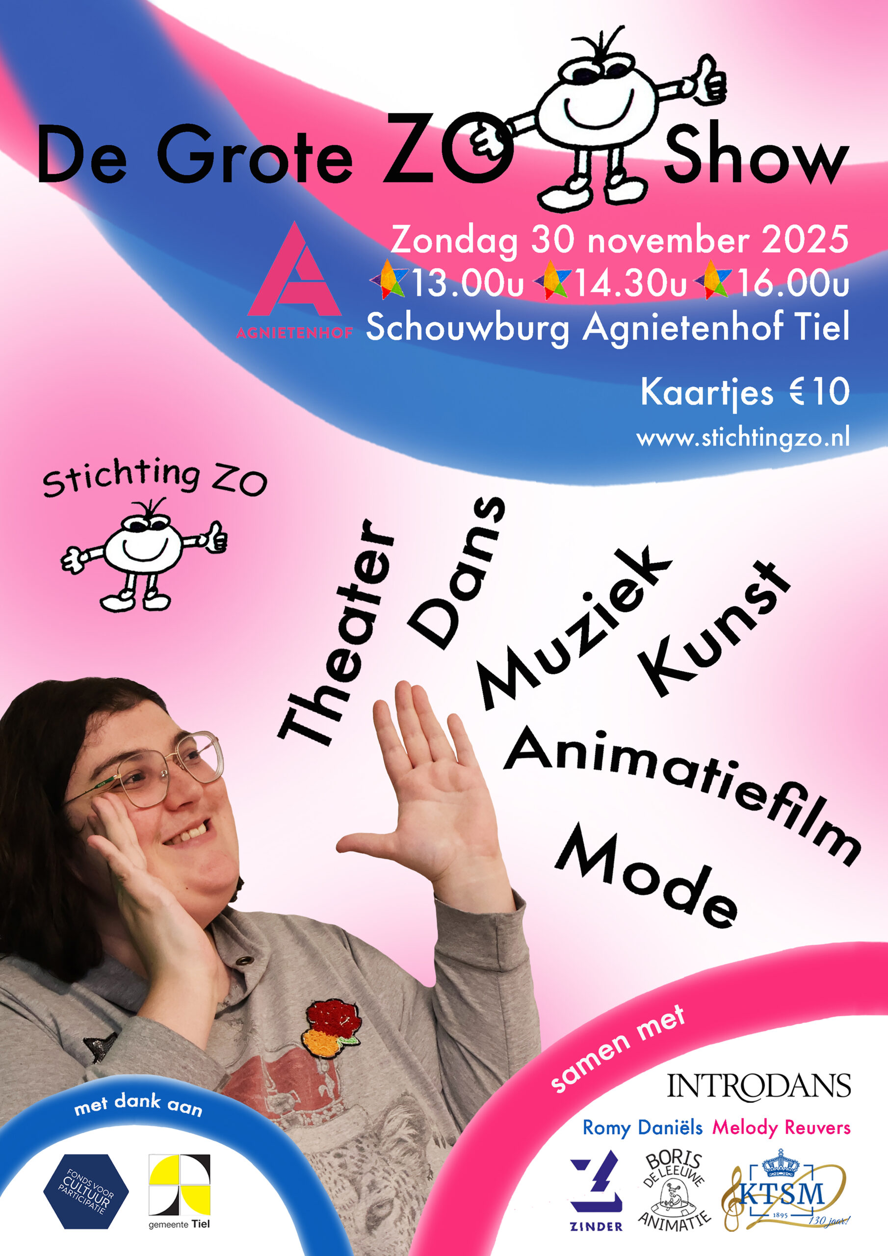 12 Poster De Grote ZO-Show-Julie-Anne-A3